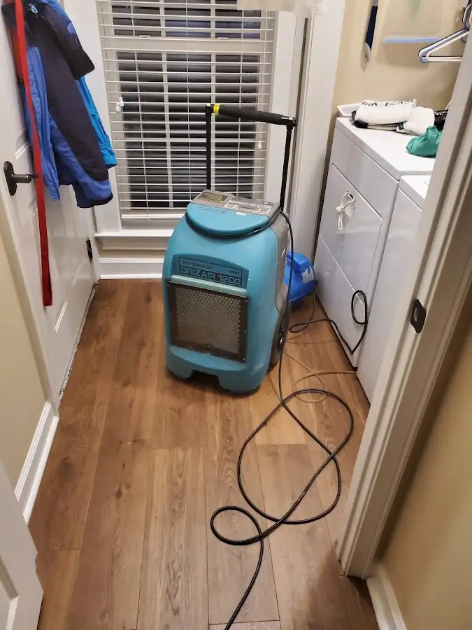 Commercial dehumidifier deployed for Flood Damage Cleanup in Cambria